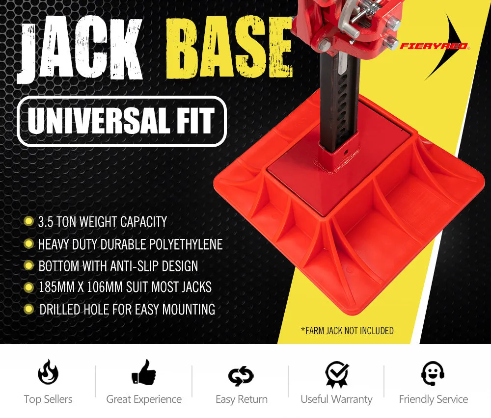 Hi Lift Jack Base Plate for Sand Mud Snow Grass 4WD 4x4 Offroad Recovery