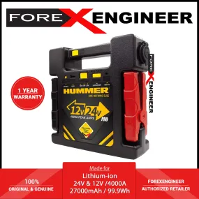 HUMMER H24 PRO Jump Starter 24V & 12V - 4000A with Powerbank 27000mAh ( Barcode: 4897035892566 )
