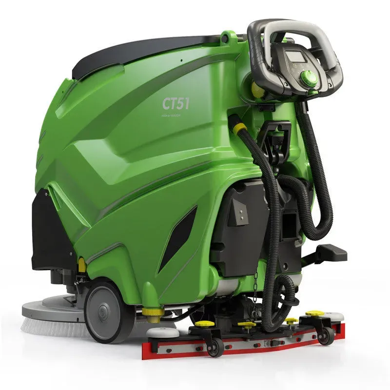IPC 24" Traction Drive Auto Floor Scrubber w/135ah Battery, Pad Driver (CT51BT60-OBCP-135)