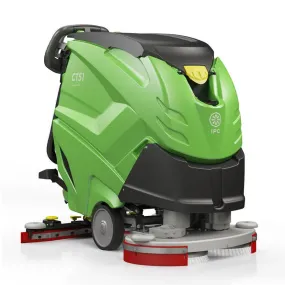 IPC 24" Traction Drive Auto Floor Scrubber w/135ah Battery, Pad Driver (CT51BT60-OBCP-135)