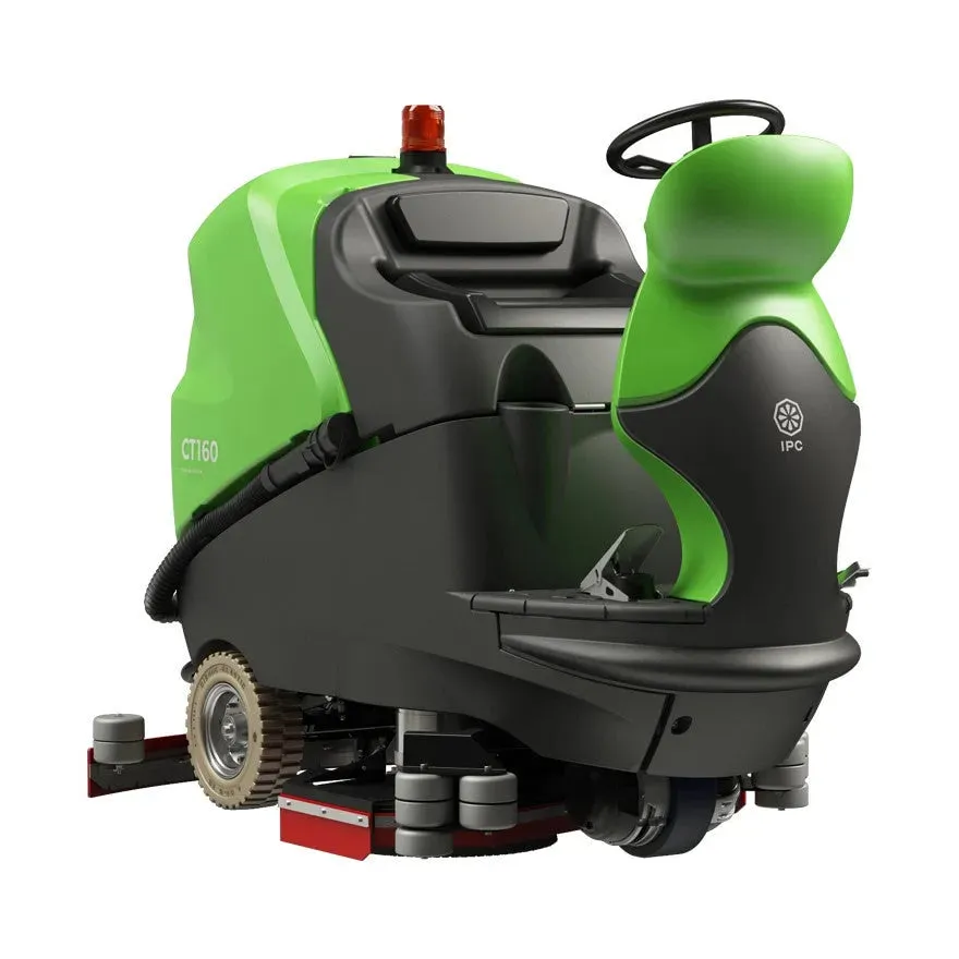 IPC Eagle 28" Ride-On Auto Floor Scrubber with Pad Driver, 240 ah Battery   Charger