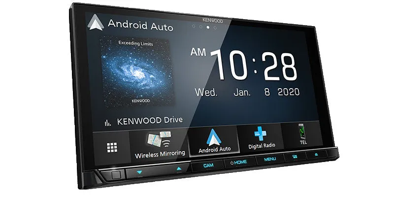 Kenwood DDX9020DABS Apple CarPlay and Android Auto Enabled AV Receiver Head Unit with 6.8" High Definition Screen (Pickup Only)