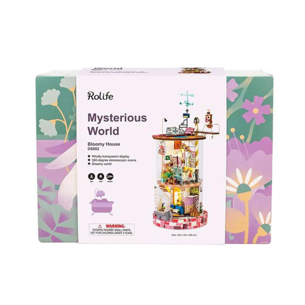 Kidstoylover - Robotime Rolife Bloomy House DIY Kit