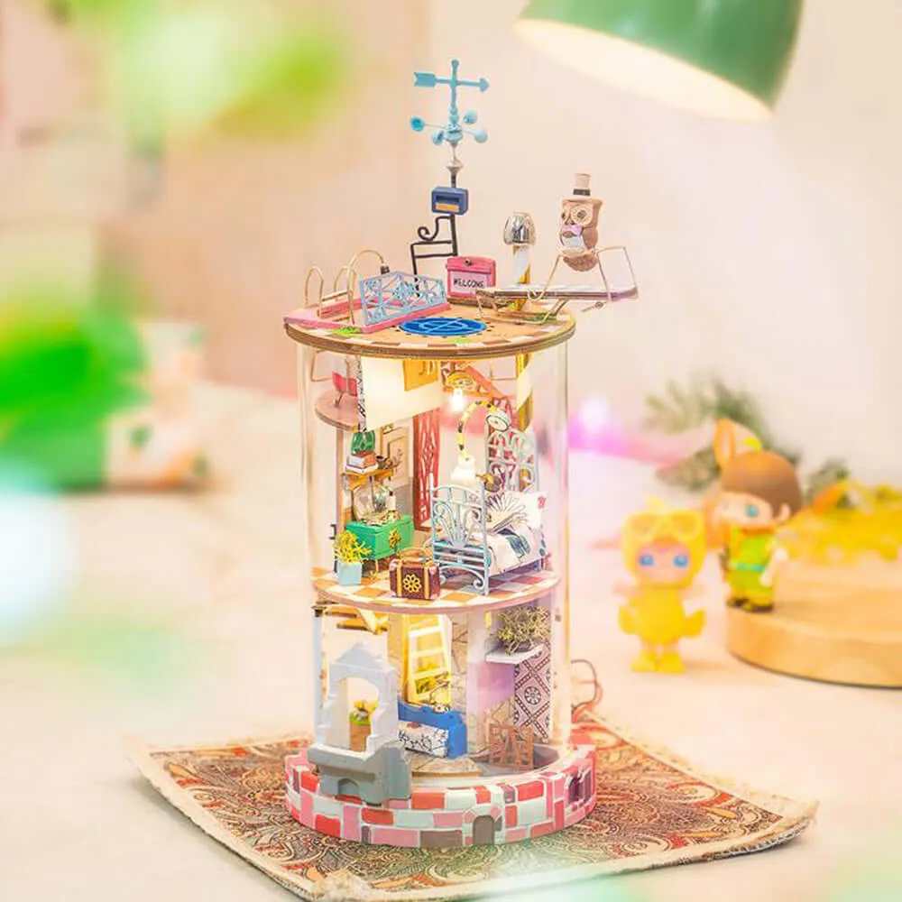 Kidstoylover - Robotime Rolife Bloomy House DIY Kit
