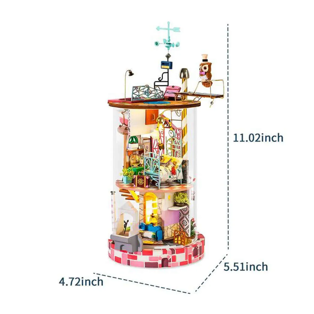 Kidstoylover - Robotime Rolife Bloomy House DIY Kit