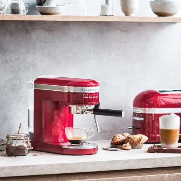 KitchenAid Artisan Semi Automatic Espresso Machine Candy Apple