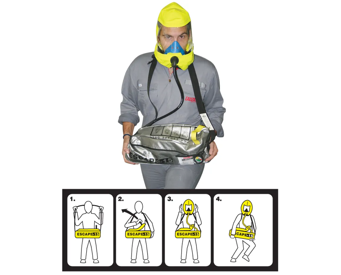 LALIZAS ESCAPE-15 Emergency Evacuation Breathing Device