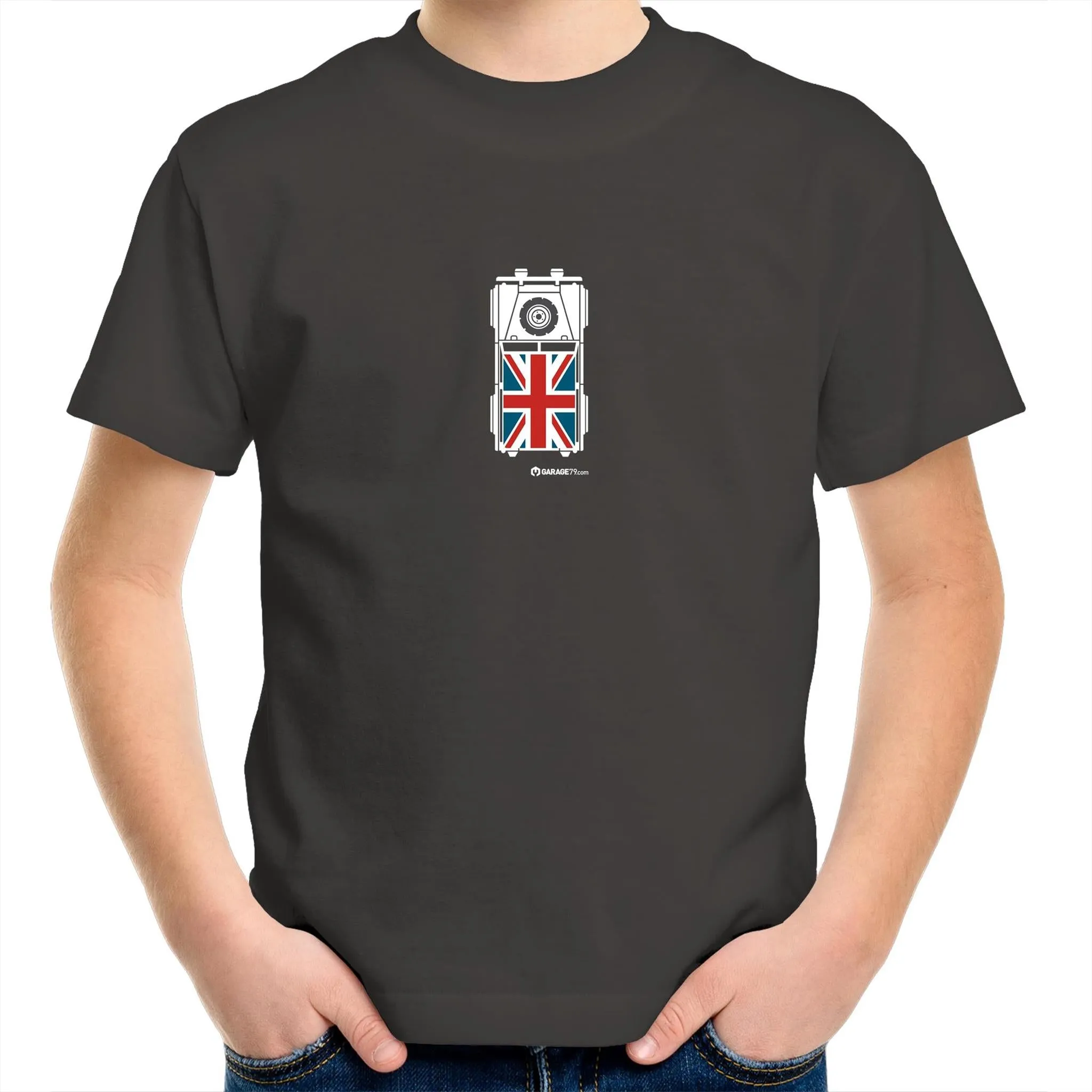 Land Rover Top View Kids Youth Crew T-Shirt