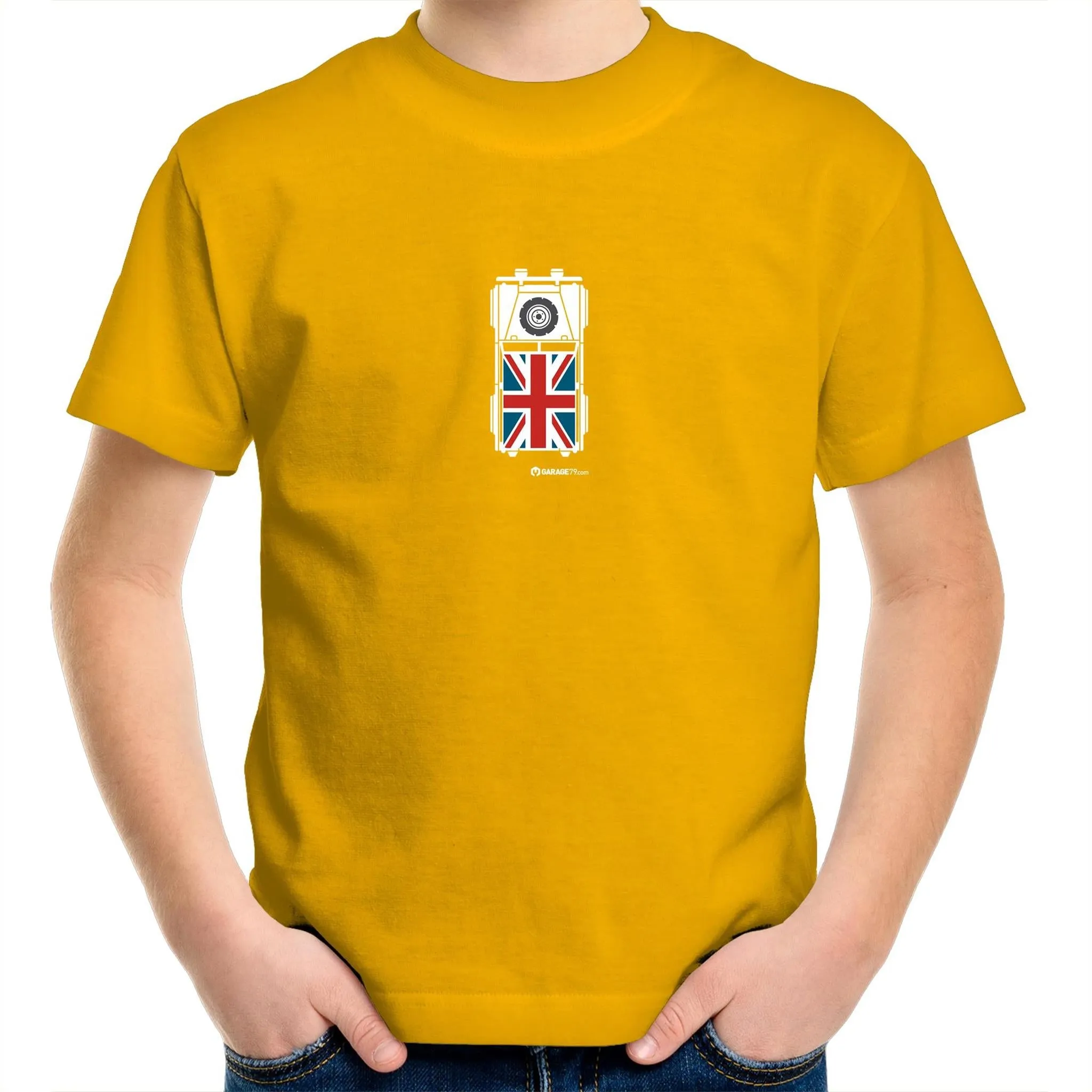 Land Rover Top View Kids Youth Crew T-Shirt