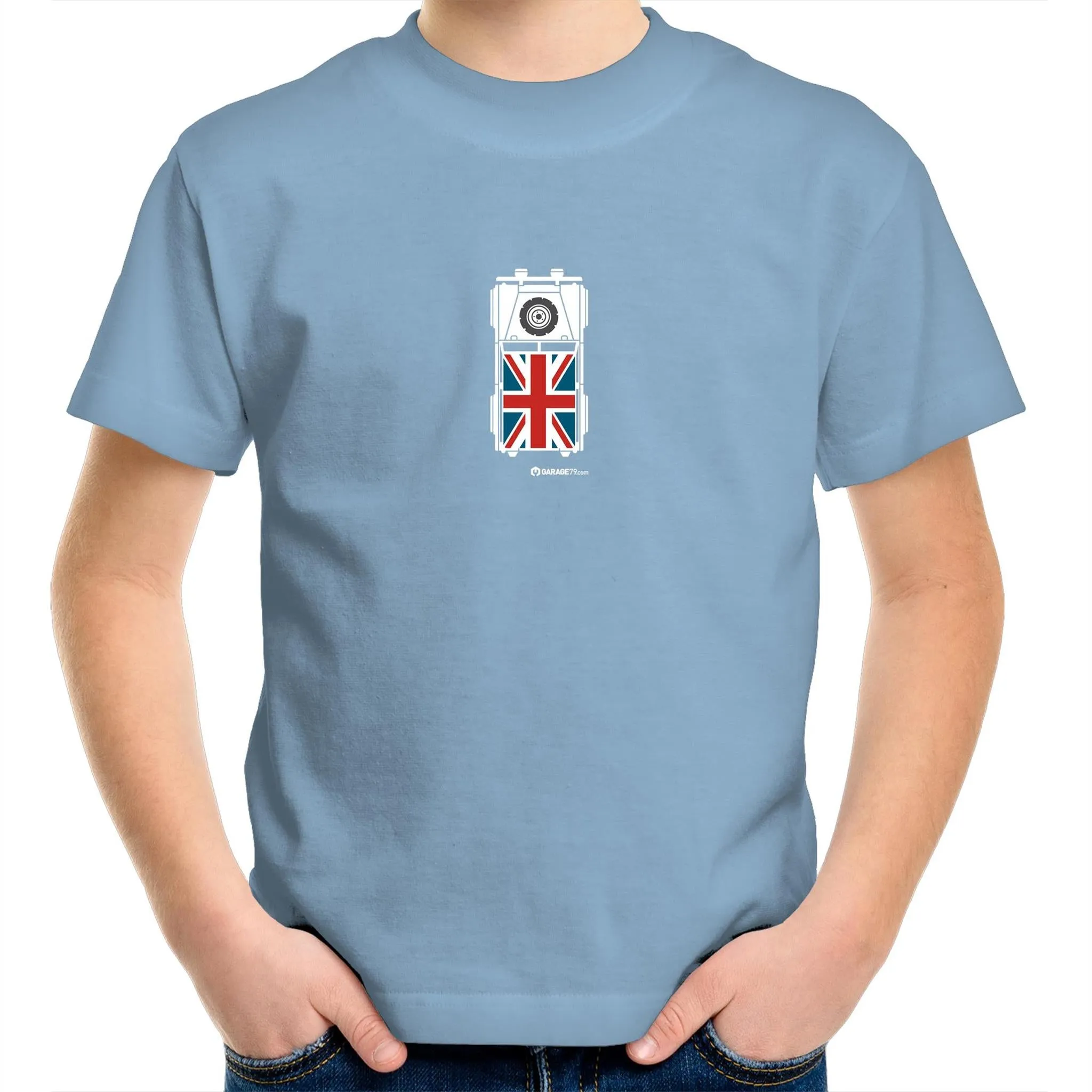Land Rover Top View Kids Youth Crew T-Shirt