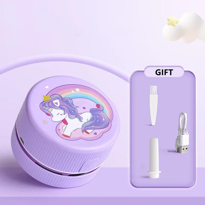 Mini Desktop  pencil and eraser shavings Electric Vacuum Cleaner