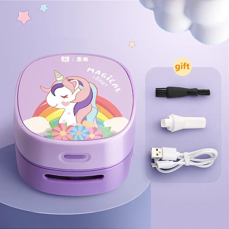 Mini Desktop  pencil and eraser shavings Electric Vacuum Cleaner