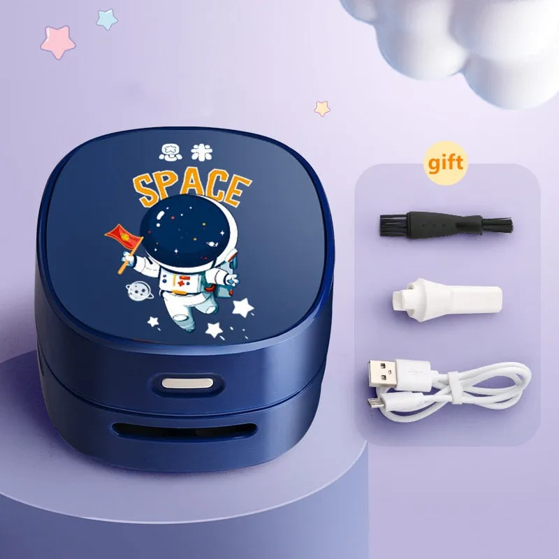 Mini Desktop  pencil and eraser shavings Electric Vacuum Cleaner