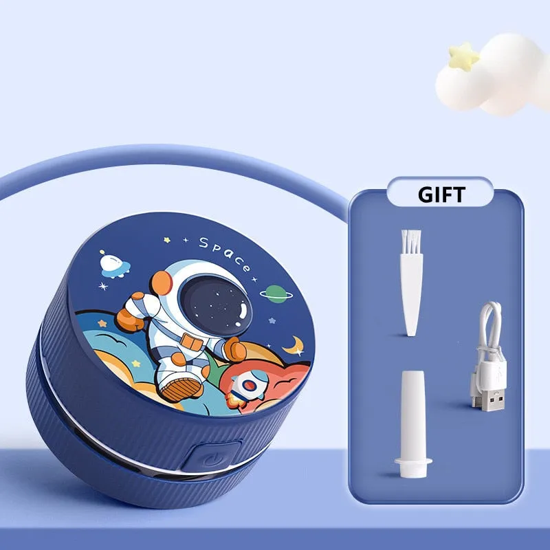 Mini Desktop  pencil and eraser shavings Electric Vacuum Cleaner