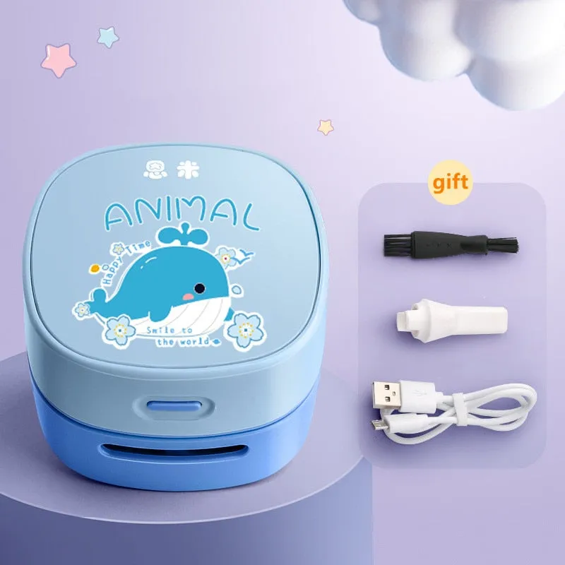 Mini Desktop  pencil and eraser shavings Electric Vacuum Cleaner