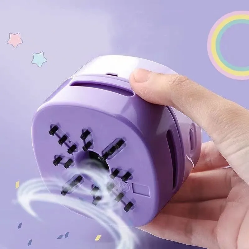 Mini Desktop  pencil and eraser shavings Electric Vacuum Cleaner