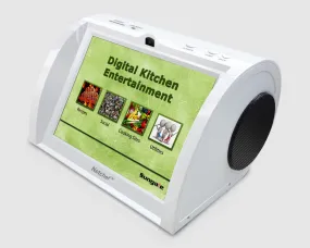 Model: NC820-White - Kitchen Entertainment Radio w/ Music, Video   Recipes