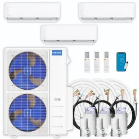 MRCOOL DIY 4th Gen Multi-Zone 3-Zone 48,000 BTU 21 SEER (18K   18K   18K) Ductless Mini-Split Air Conditioner and Heat Pump