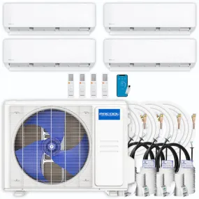 MRCOOL DIY 4th Gen Multi-Zone 4-Zone 36,000 BTU 22 SEER (9K   9K   12K   12K) Ductless Mini-Split Air Conditioner and Heat Pump