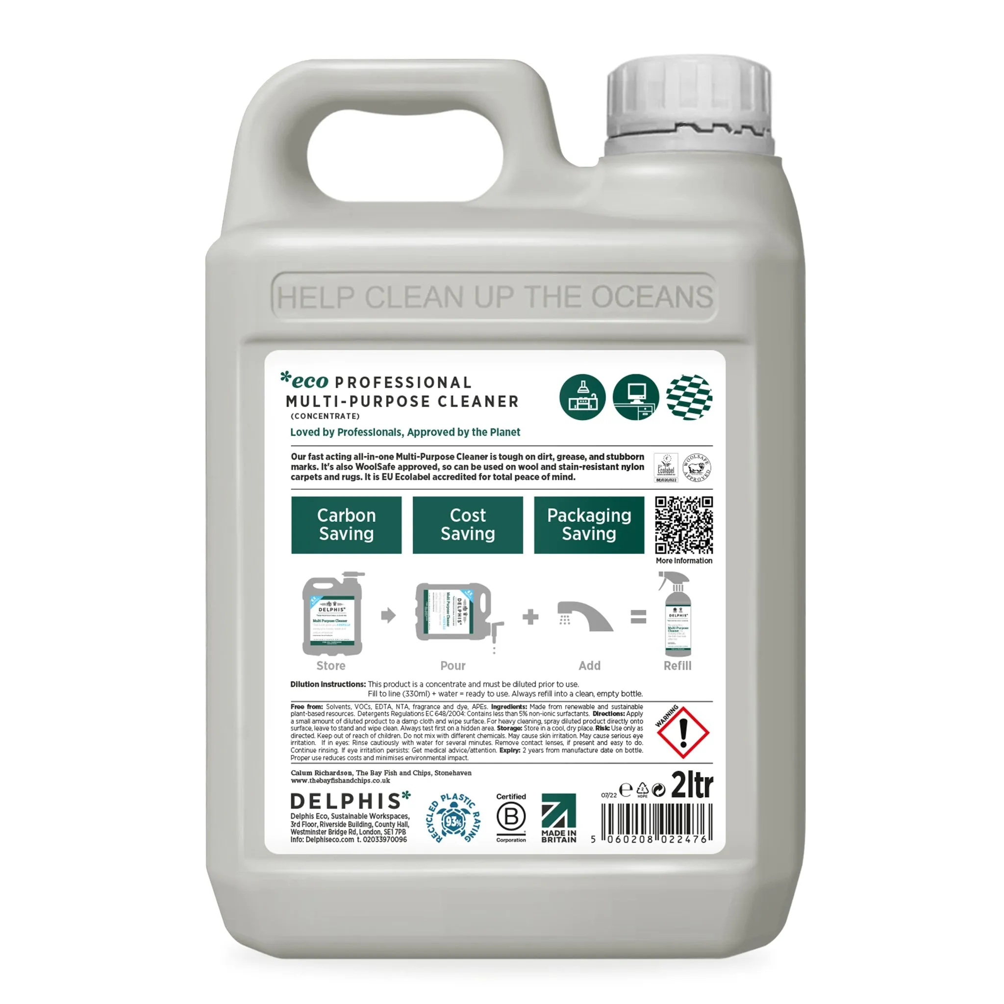 Multi-Purpose Cleaning Concentrate - 2 Liter Refill