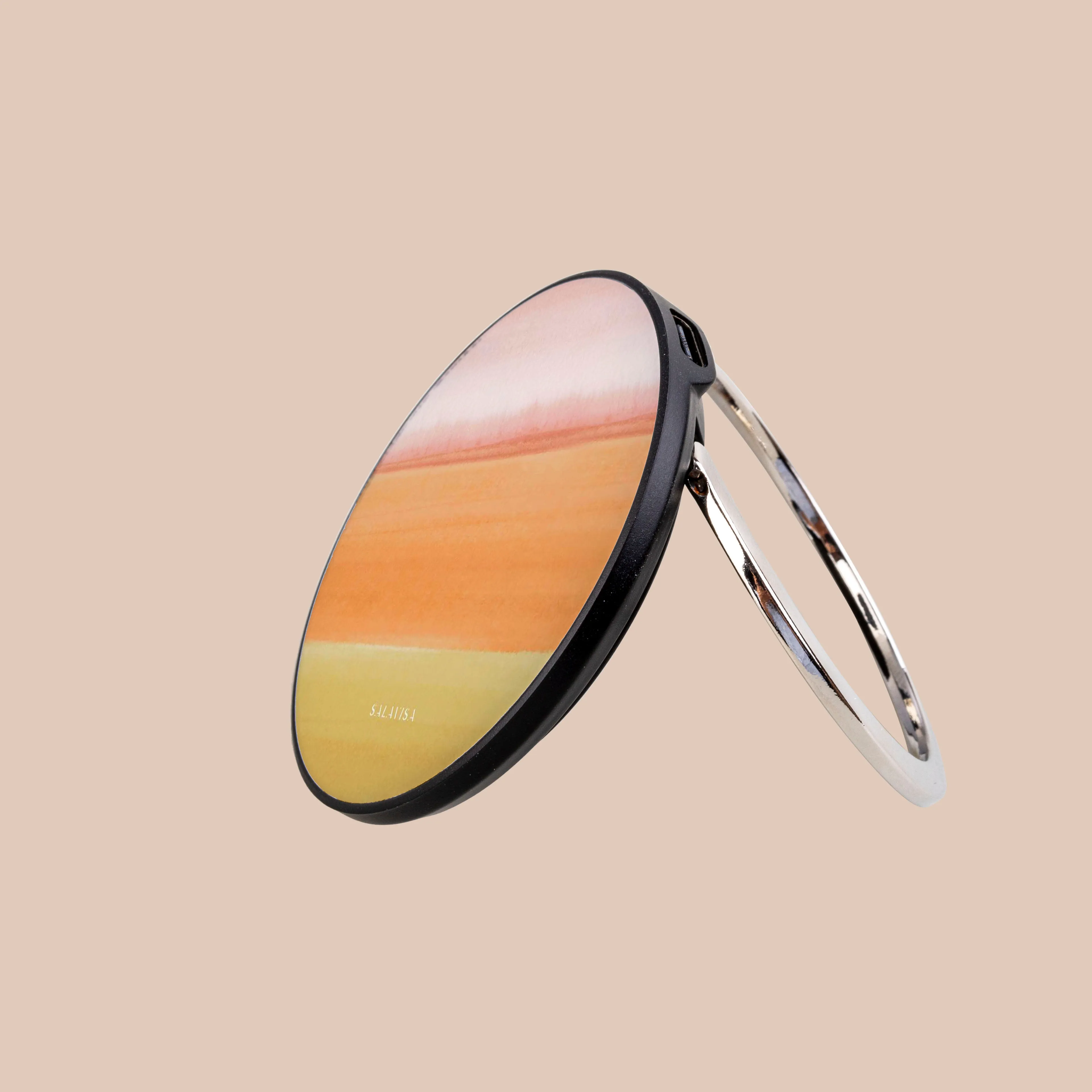 Orange Sunset Tie Dye Wireless Charger