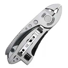Outdoor Multipurpose Tool Lightweight Compact Locking Stainless Steel