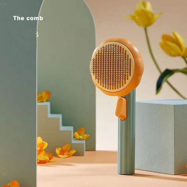 Pet Self Cleaning Hair Brush
