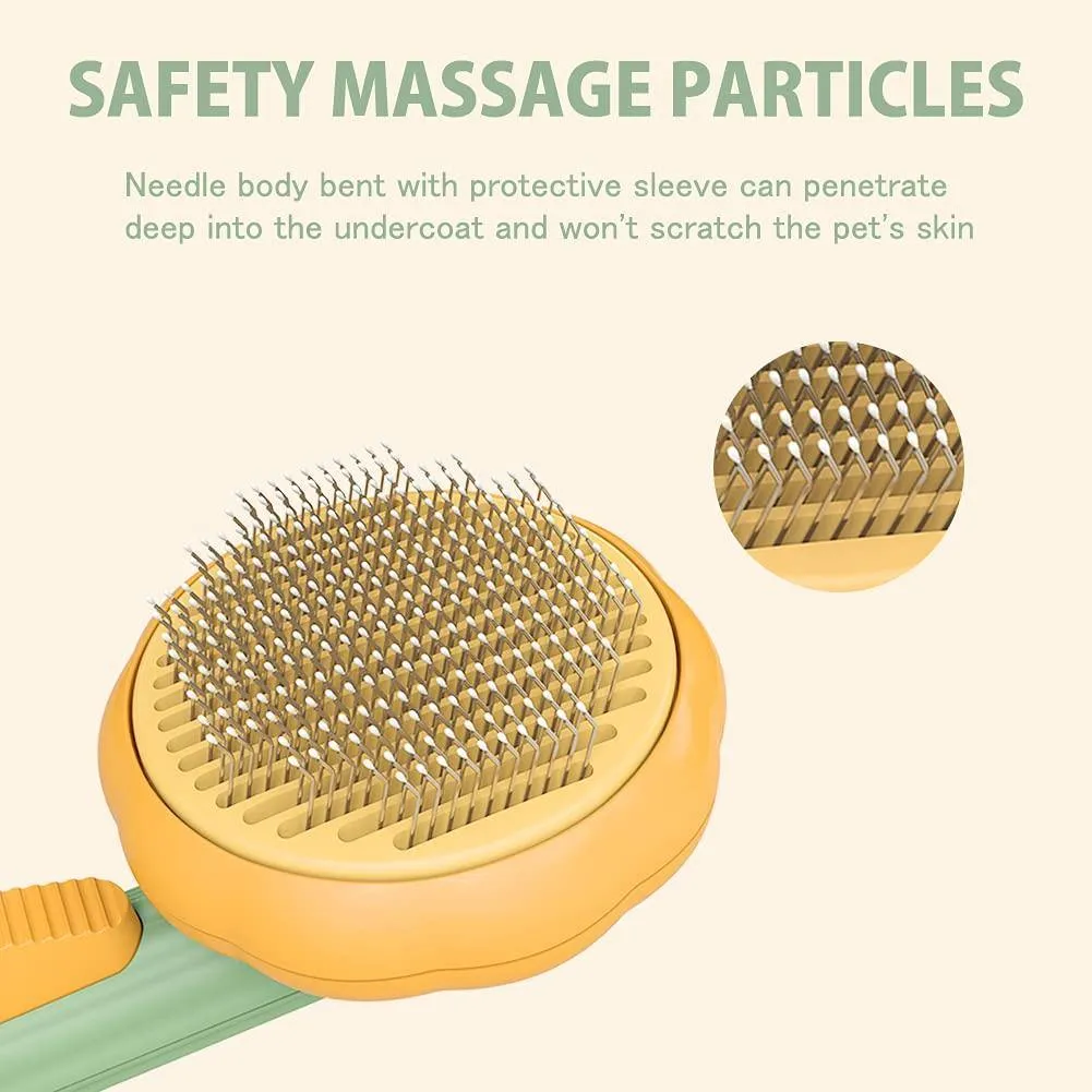 Pet Self Cleaning Hair Brush