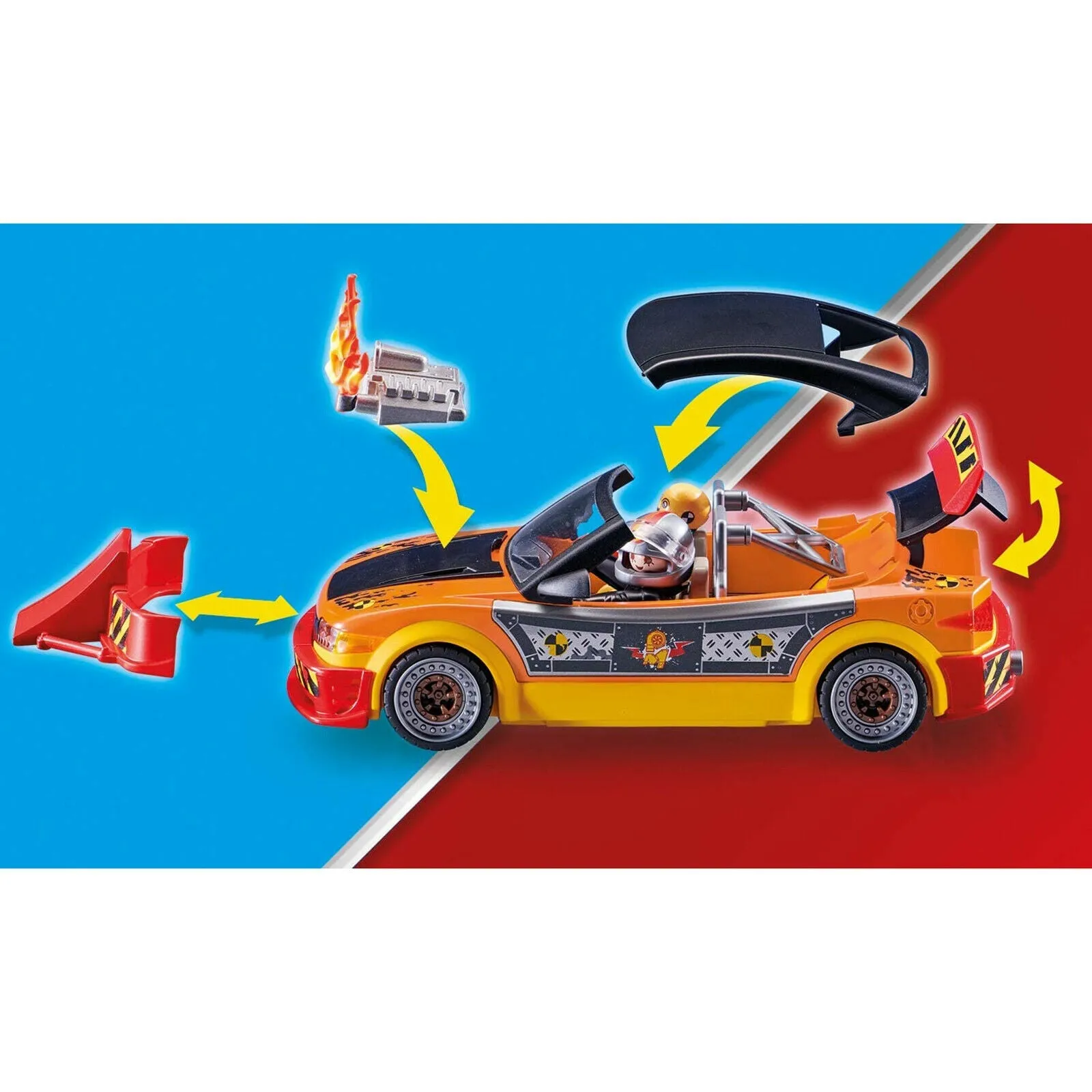 Playmobil 70551 Stunt Show Crash Car