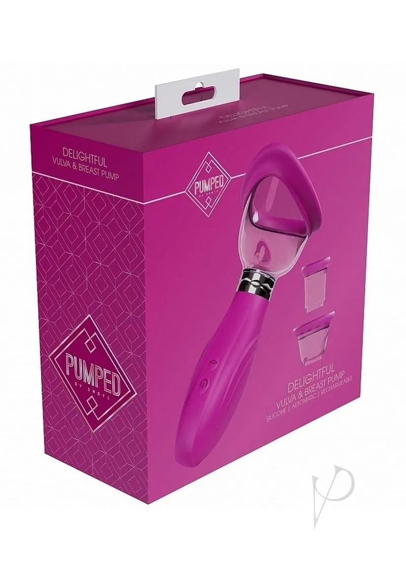 Enhanced Pleasure Automatic Clitoral Pump in Pink - Intimate Female Vulva Stimulator