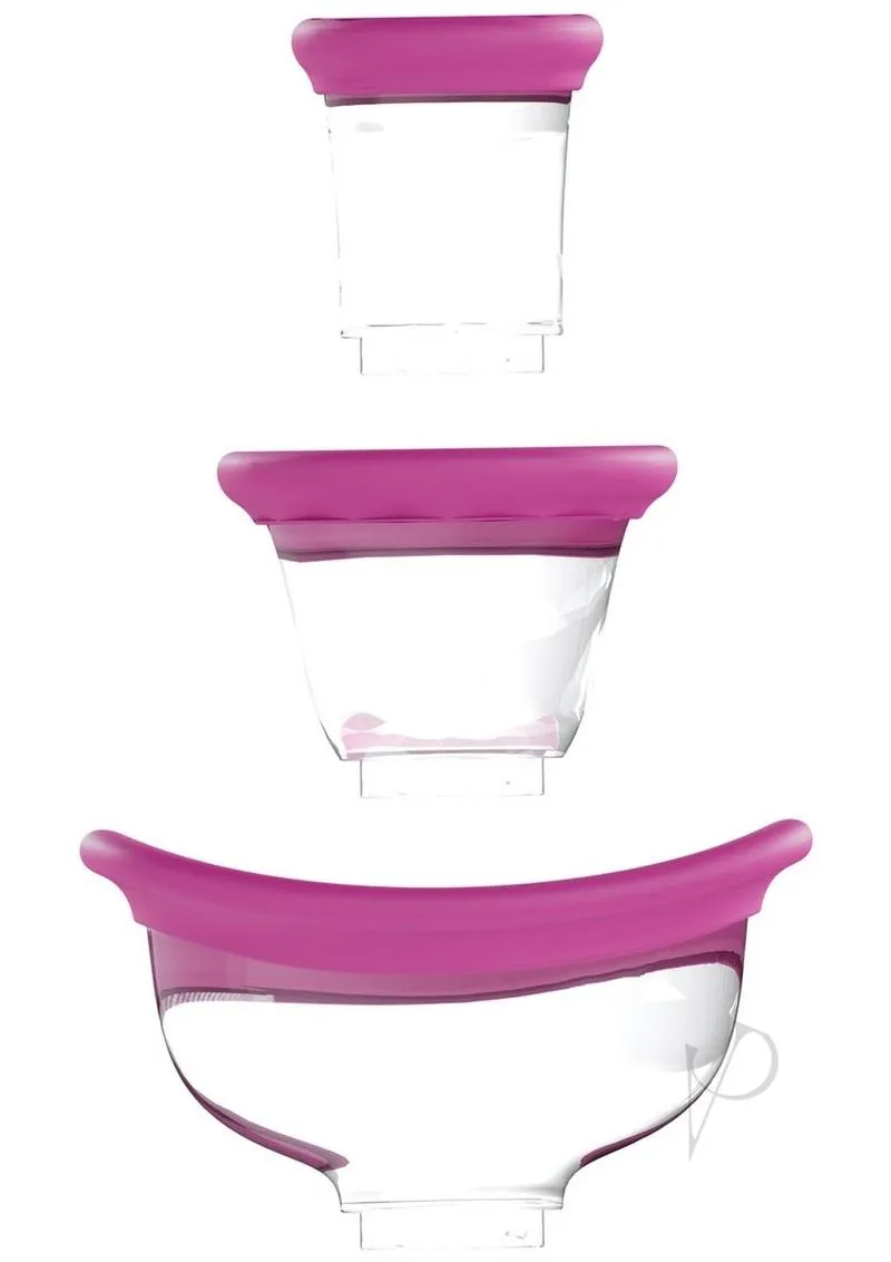 Enhanced Pleasure Automatic Clitoral Pump in Pink - Intimate Female Vulva Stimulator