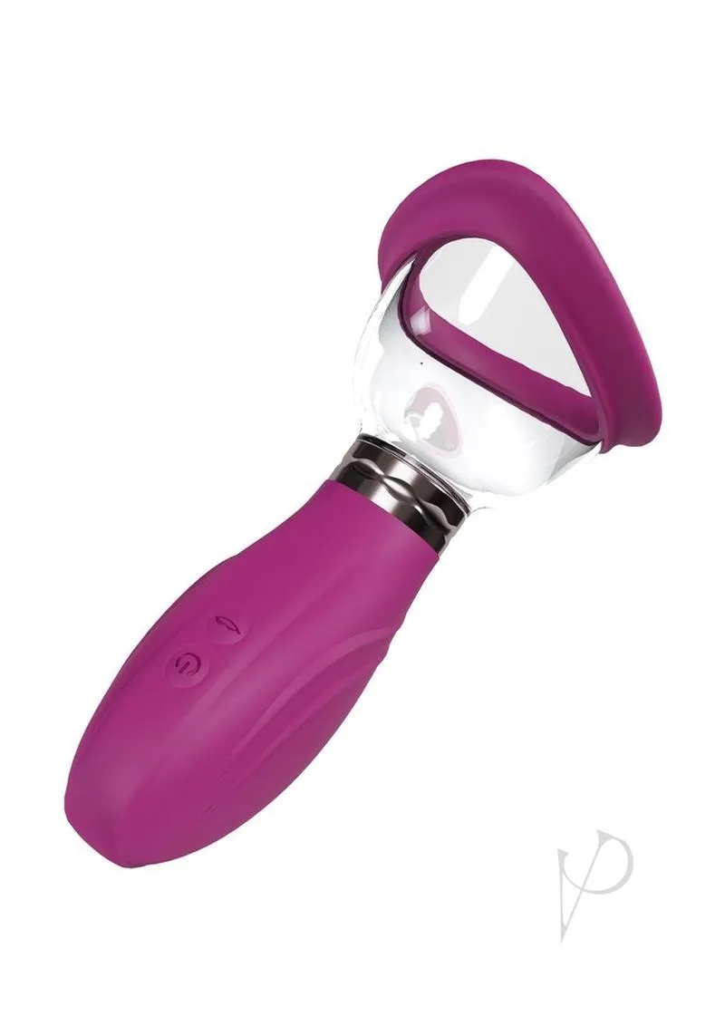 Enhanced Pleasure Automatic Clitoral Pump in Pink - Intimate Female Vulva Stimulator