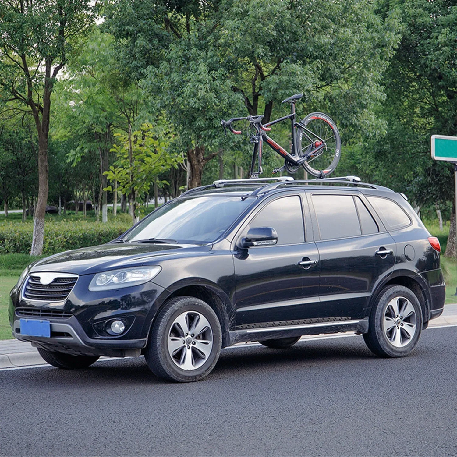 Quick Release Bike Fork Block Mount Rack for Car Roof