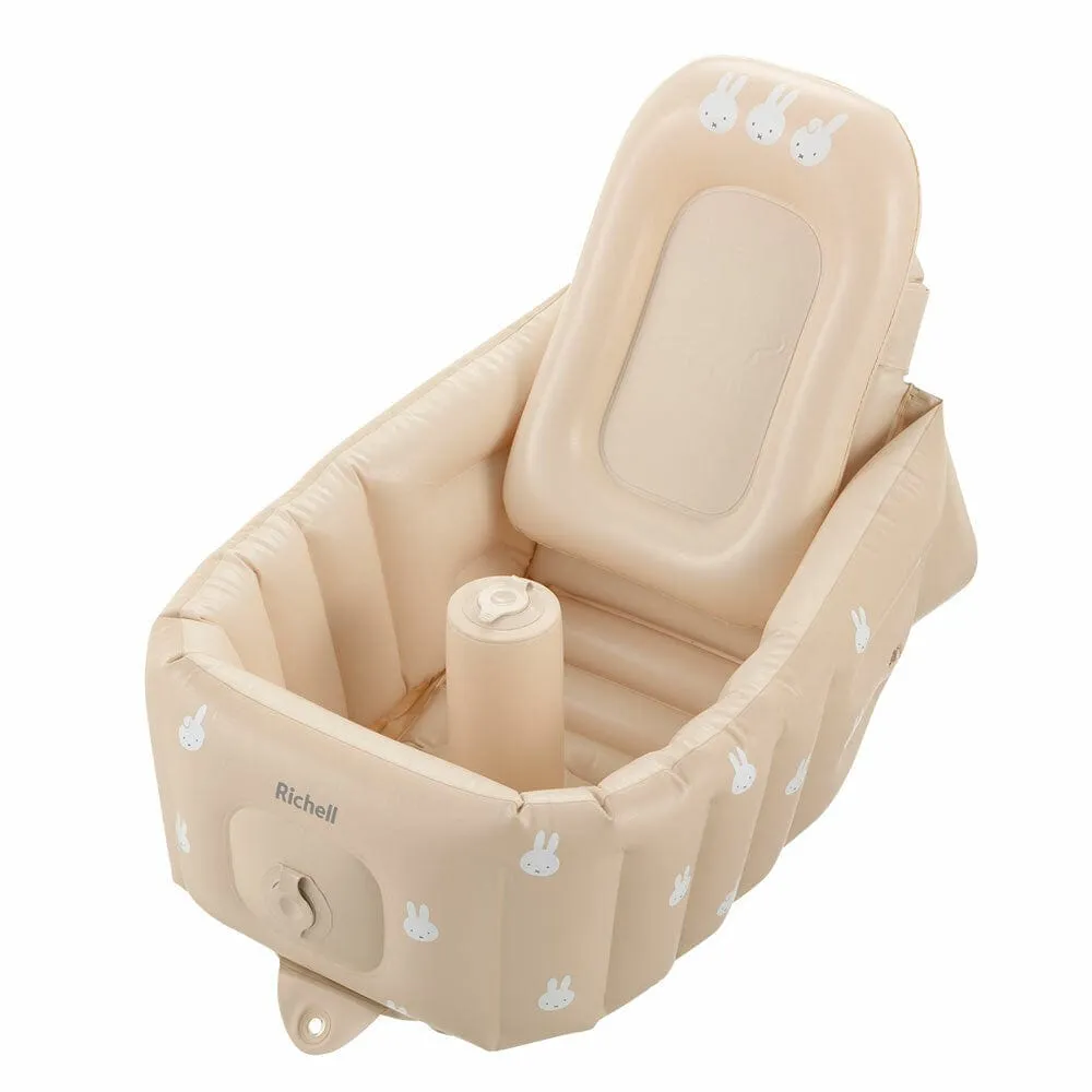 Richell - Inflatable Foldable Soft Baby Bath Tub Step Up