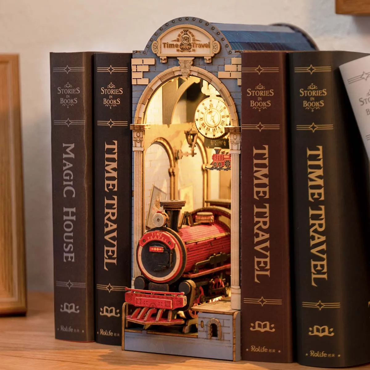 Rolife Time Travel DIY Book Nook Shelf Insert TGB04