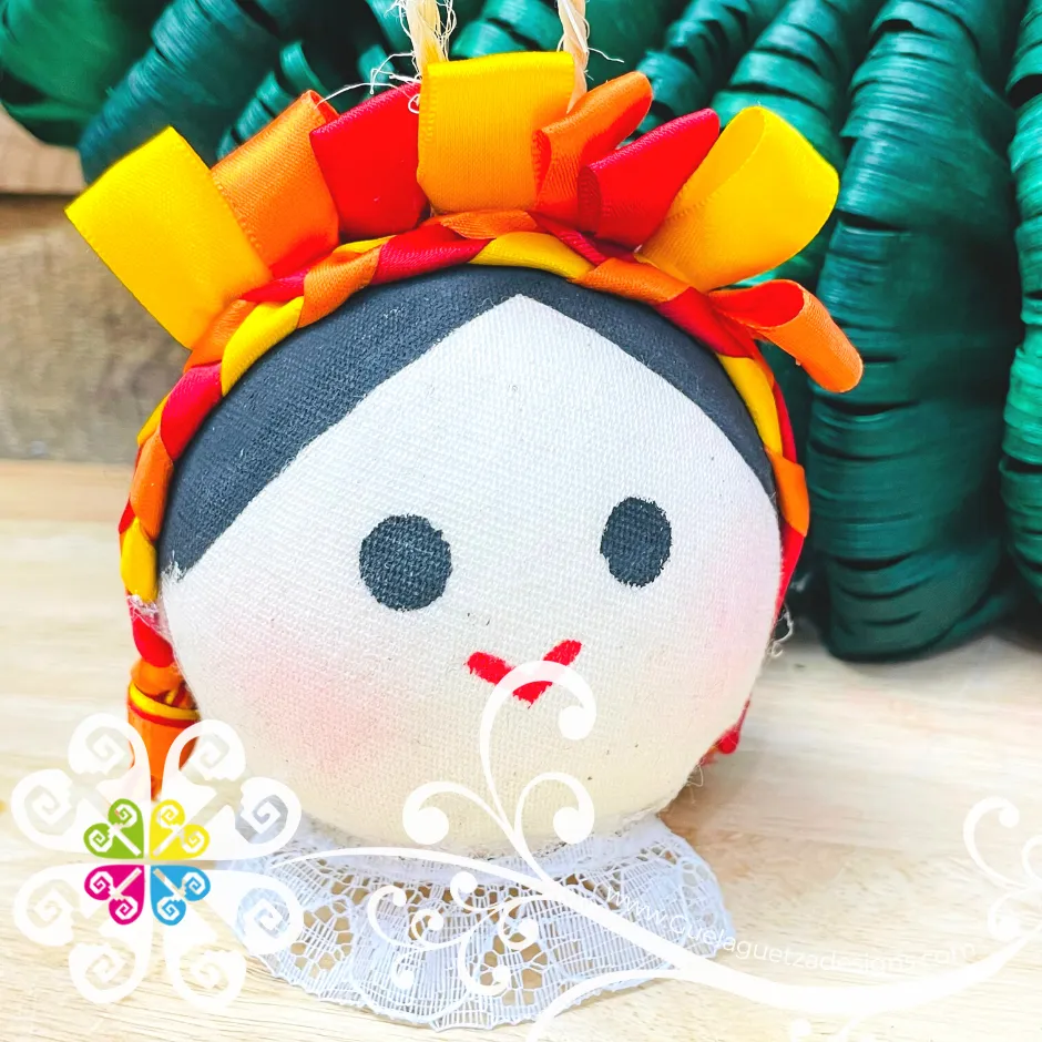 Set of 6 Lele Doll - Mexican Ornaments
