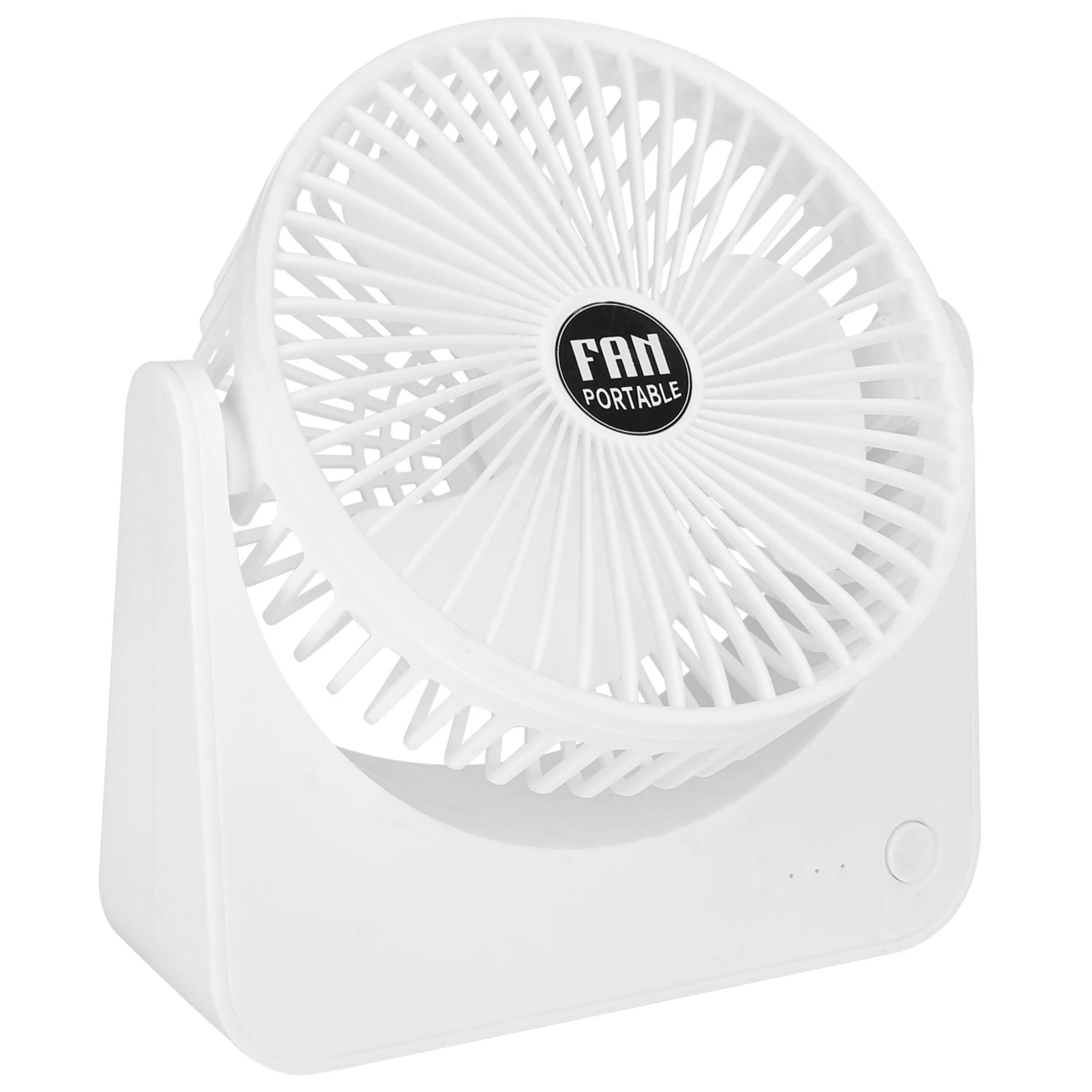 USB Powered 6.5in Desk Fan - 3 Speeds, Tilt, Quiet - Ideal for Bedroom & Office