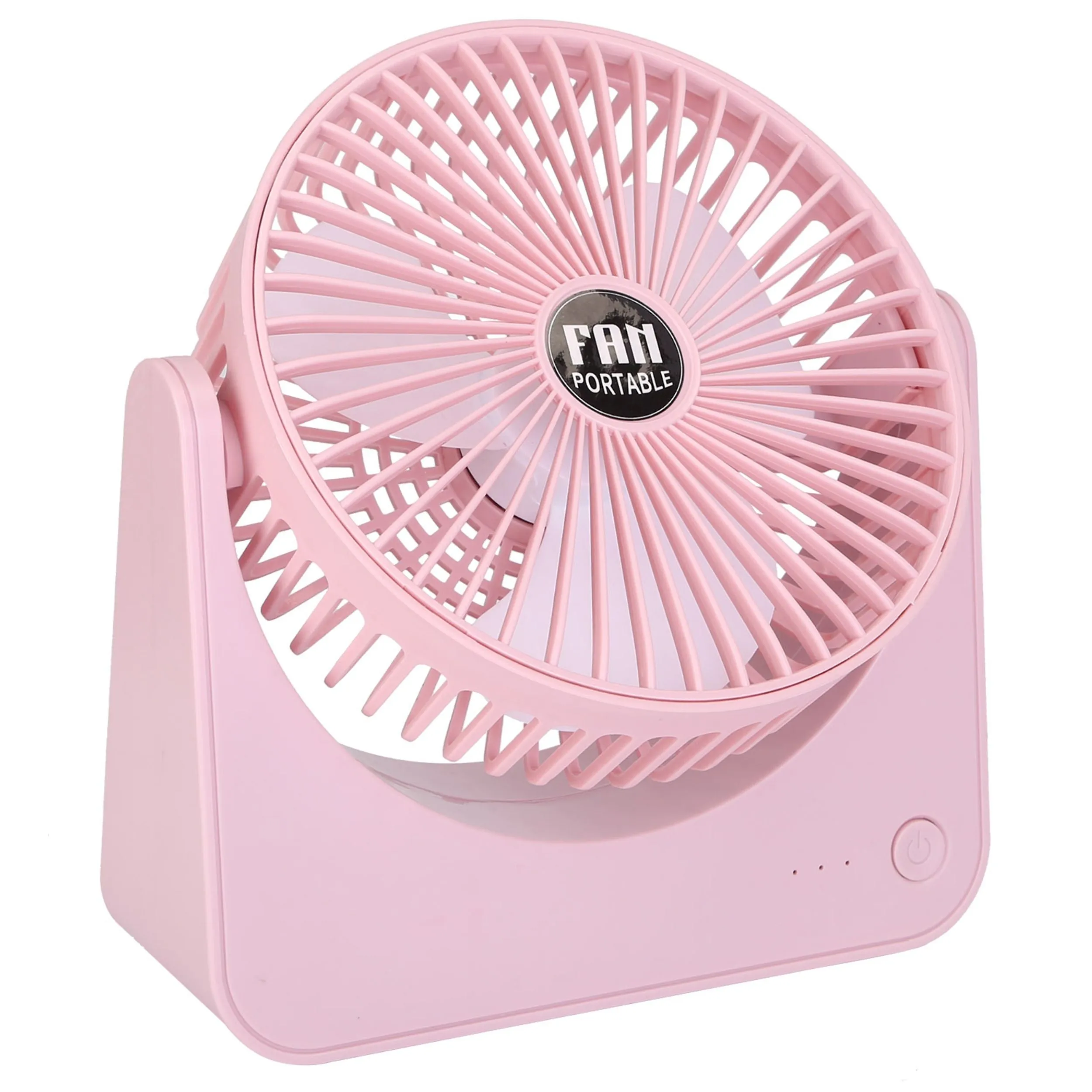 USB Powered 6.5in Desk Fan - 3 Speeds, Tilt, Quiet - Ideal for Bedroom & Office