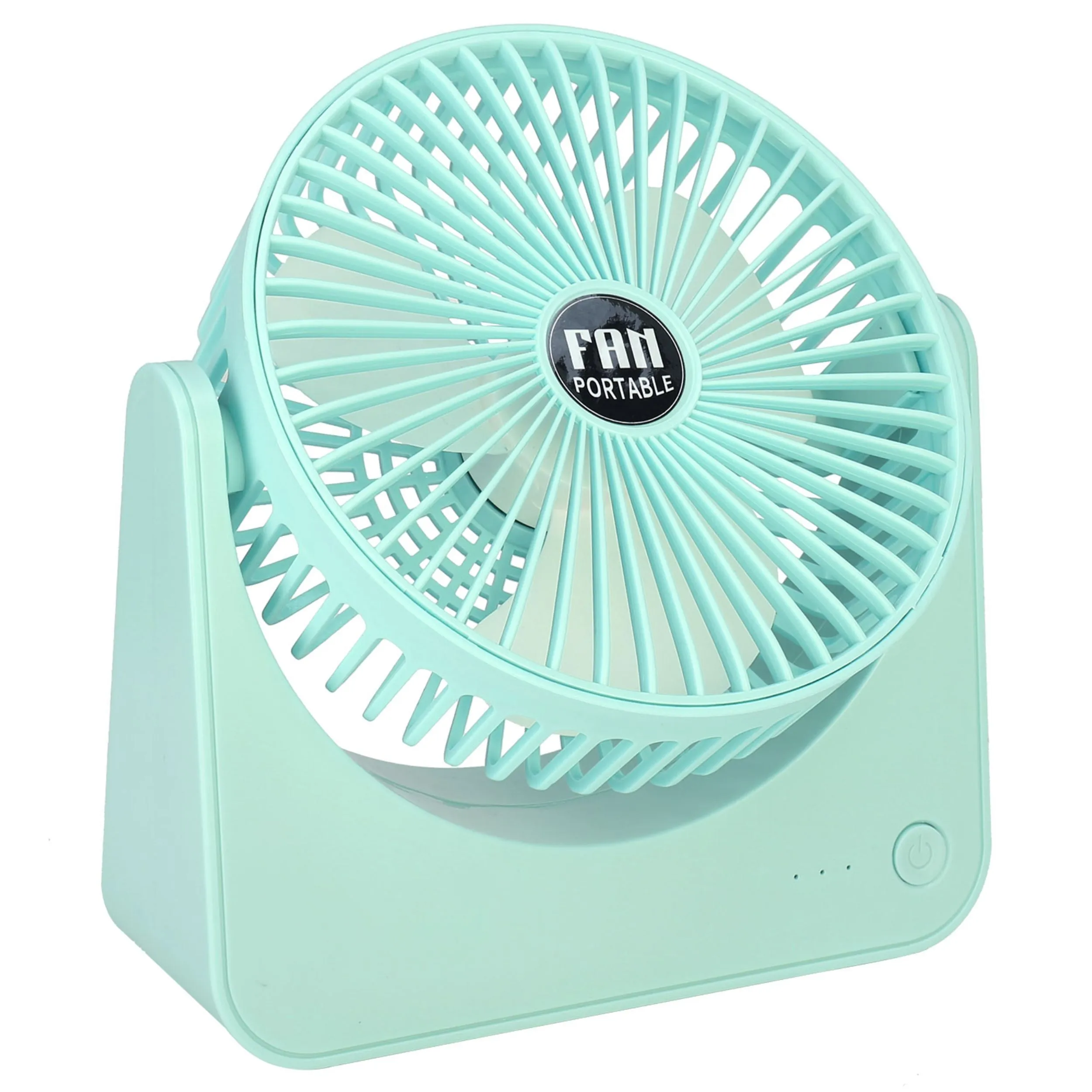 USB Powered 6.5in Desk Fan - 3 Speeds, Tilt, Quiet - Ideal for Bedroom & Office
