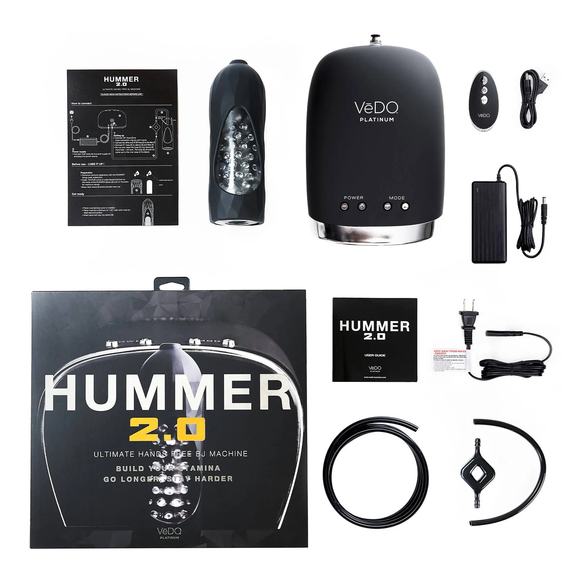 VeDO HUMMER 2.0 Vibrating Oral Sex Milking Machine - Build Stamina, Transform Your BJ