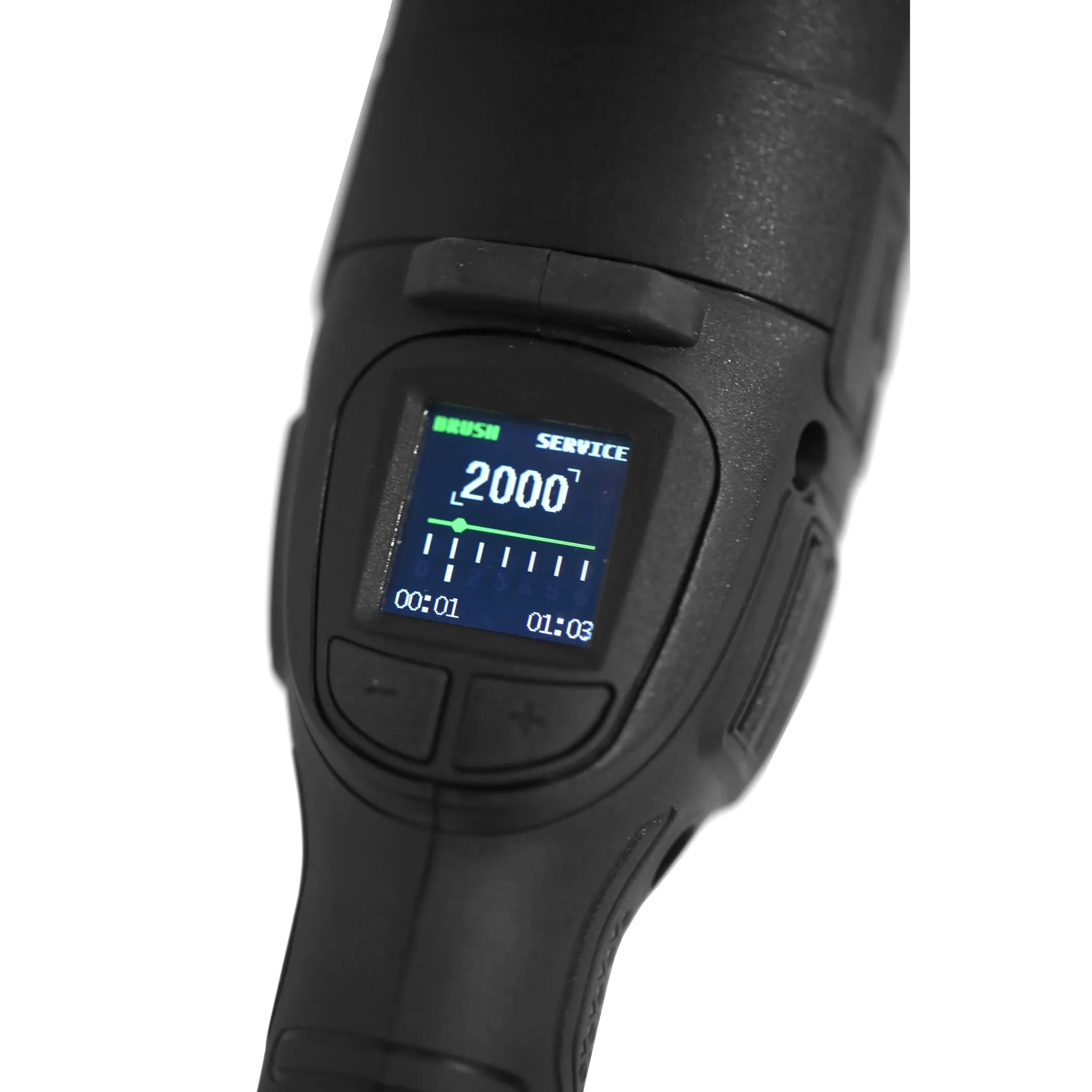 WEN AA6158 5-Inch 8-Amp Professional Grade Dual Action Polisher with Paddle Switch, 15mm Throw and LED Display