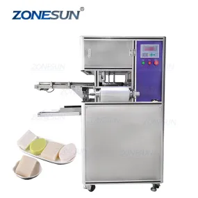 ZS-PK980 Automatic Irregular Hotel Soap Pleated Packaging Wrapping Machine ZS-PK980 Automatic Irregular Hotel Soap Pleated Packaging Wrapping Machine